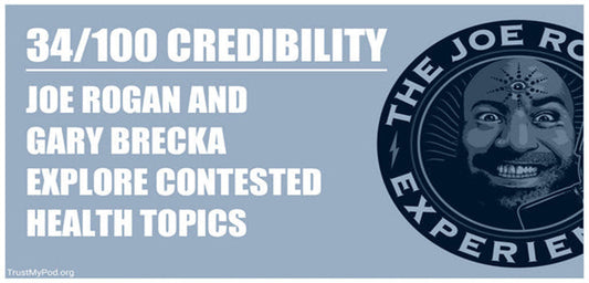 34/100 CREDIBILITY – Joe Rogan and Gary Brecka explore contested health topics